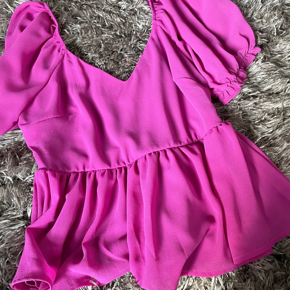 Peplum top